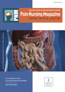 copertina del numero 1 2023 del periodico Pain Nursing Magazine